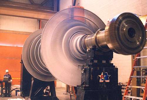  dynamic balance of turbine rotor at the generation facility
