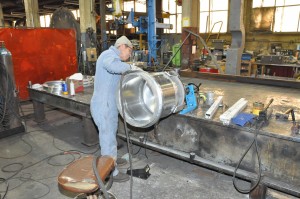 SF6 tanks welding