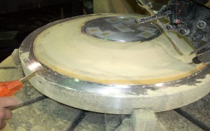 Machining of Kevlar material as specified on CNC vertical machining center