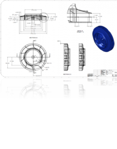 fan wheel reverse engineered and built