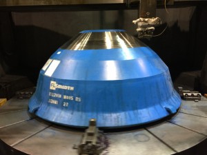 Wear mantle cone crusher machined