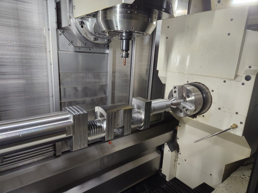 A mill/turn machining center using state of art programming to produce crankshafts.